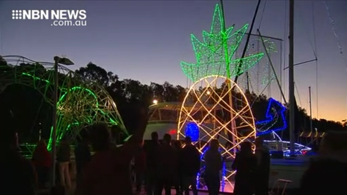 NBN News FLOAT YOUR BOAT LIGHTS UP THE LAKE