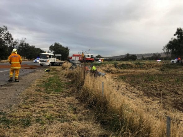 DRIVER AIRLIFTED TO HOSPITAL AFTER GOLDEN HIGHWAY CRASH – NBN News