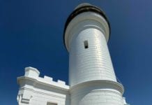 CAPE BYRON LIGHTHOUSE DEFACED