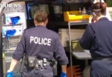 POLICE SEARCH FOR PERSON WHO STABBED AND KILLED A MAN