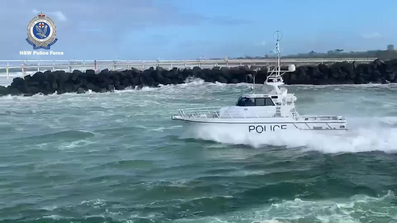 THREE RESCUED AFTER SUPER YACHT NEARMISS CRASH NBN News