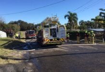 ELDERLY MAN ESCAPES LONG JETTY UNIT FIRE