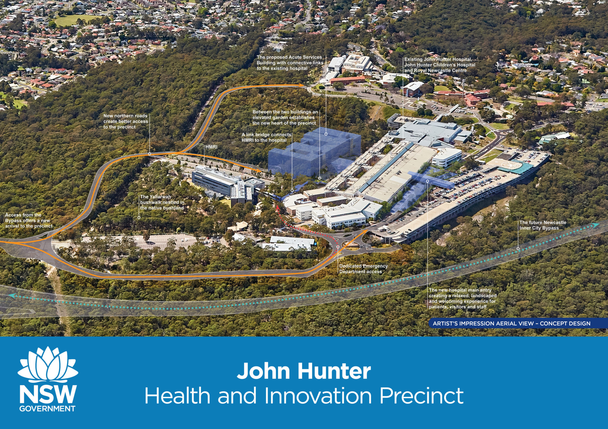 NSW PREMIER REVEALS PLANS FOR NEW 780 MILLION JOHN HUNTER HOSPITAL