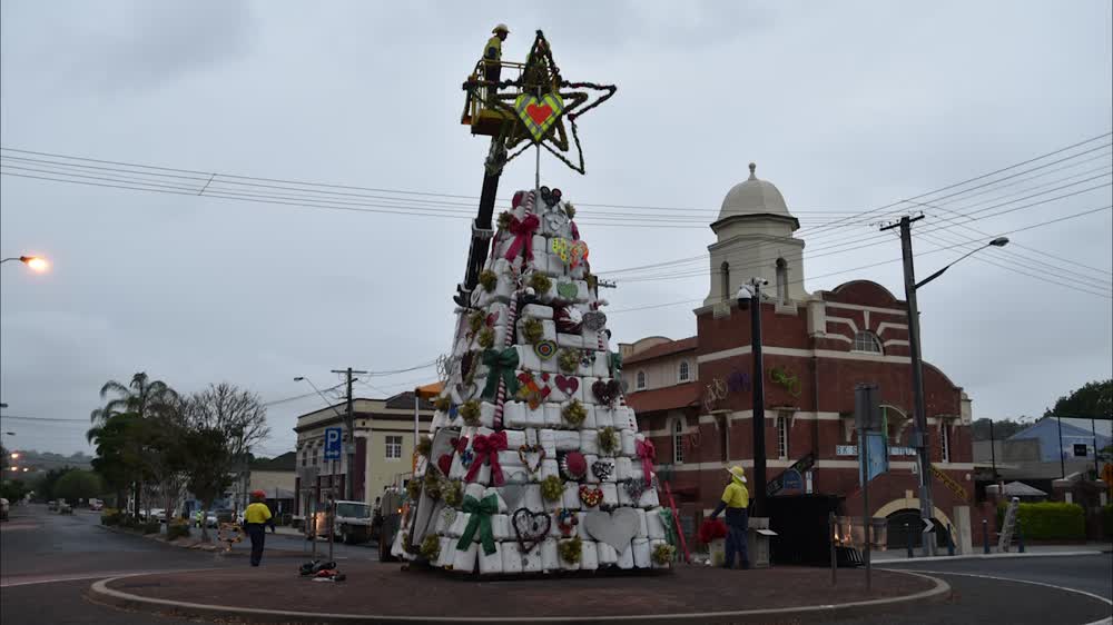 Disposal Christmas Trees 2022 Rincon Ga Nbn News | Lismore's Recycled Xmas Tree Hits The Cbd