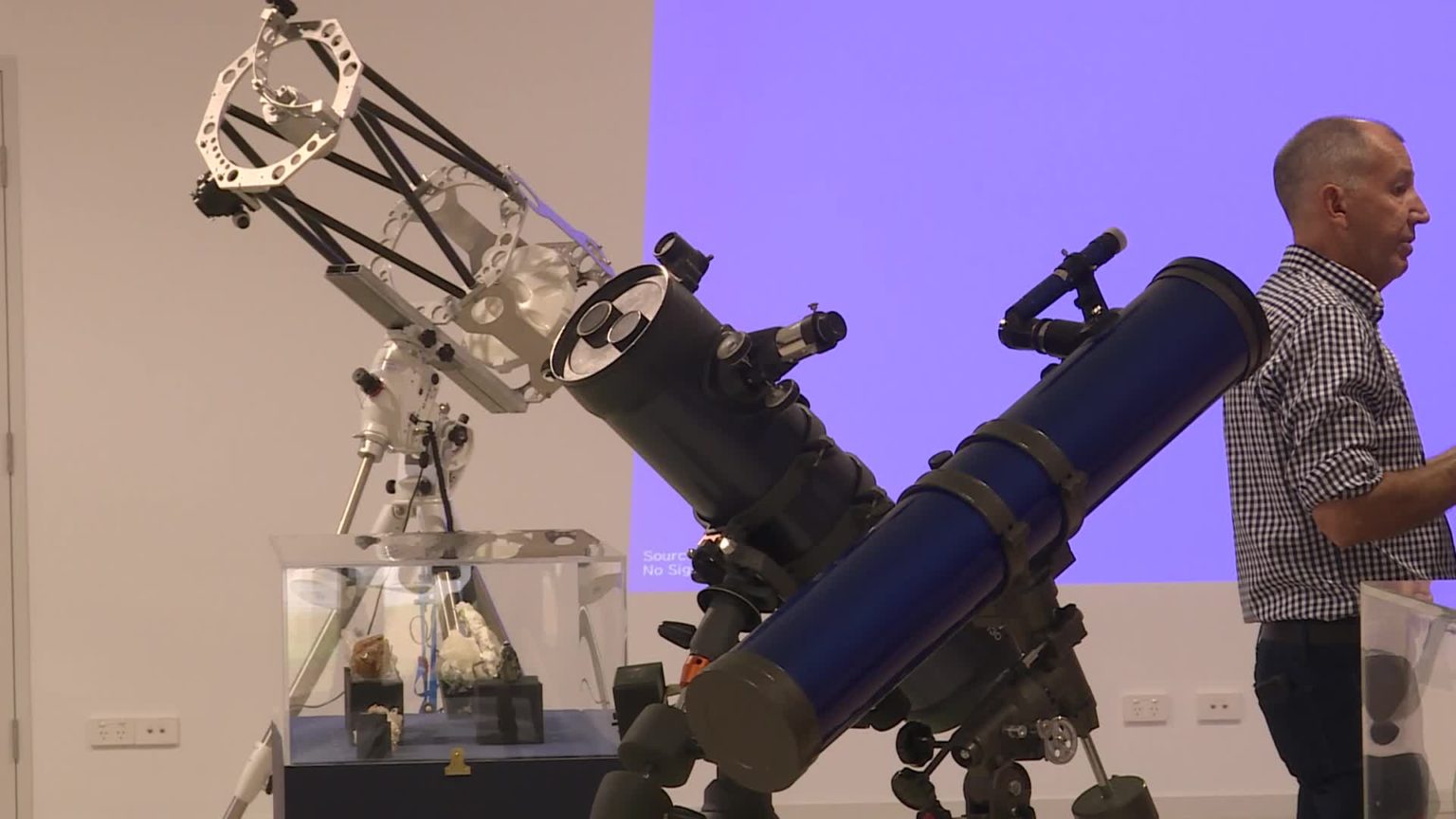 OVER THE MOON ASTRONOMY CLUB GETS KEYS TO NEW CENTRE NBN News