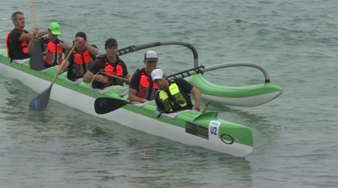 outrigger canoe racing boat
