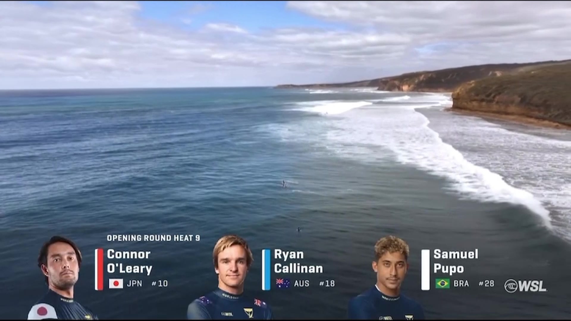 Connor O’Leary progresses through next round of WSL Bells Beach Pro