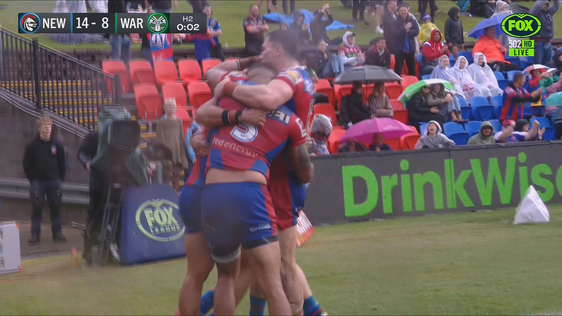 Knights go back to back in 14 8 win over warriors nbn news
