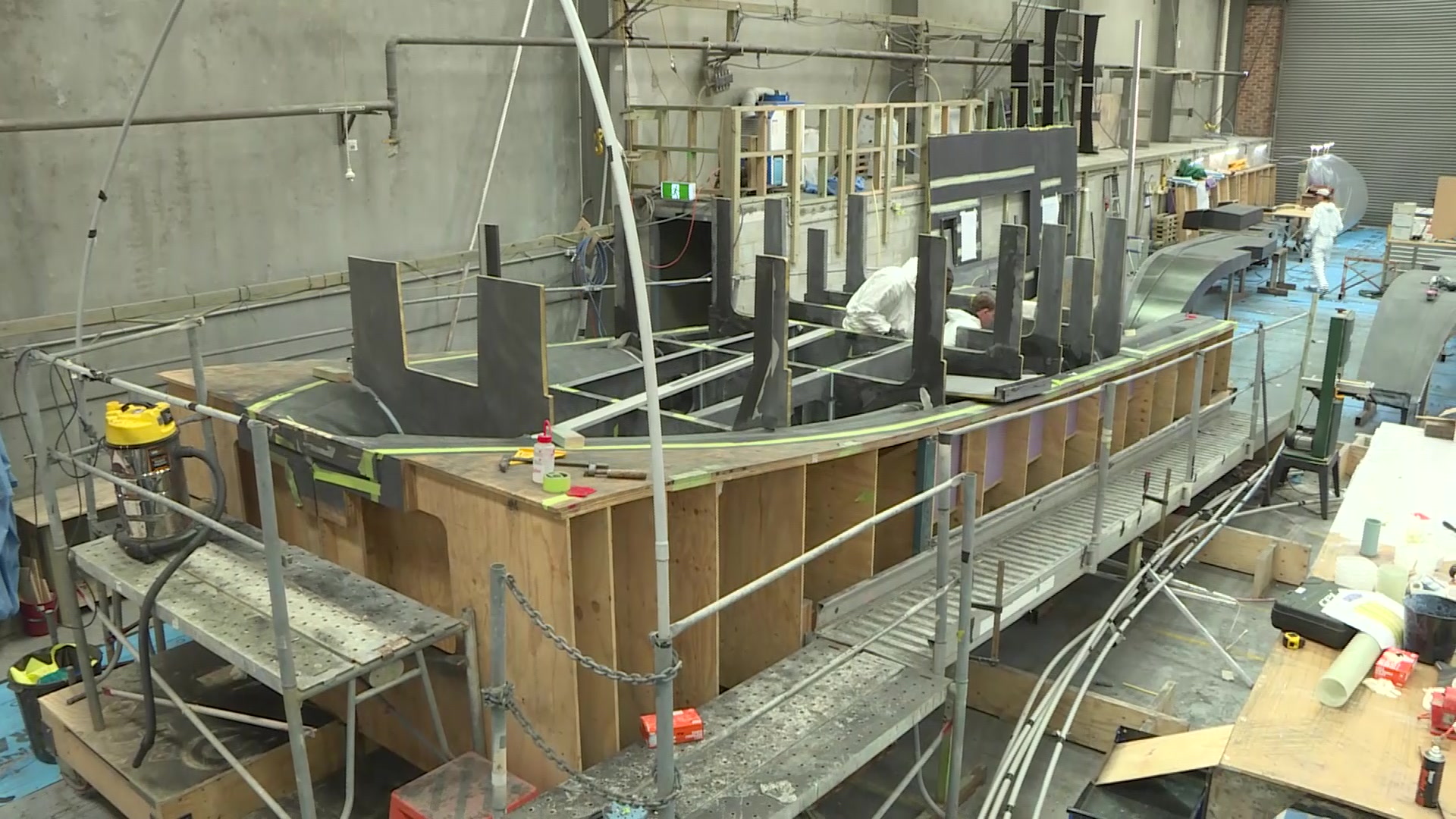 Behind the scenes of the boat manufacturing process in Gosford – NBN News